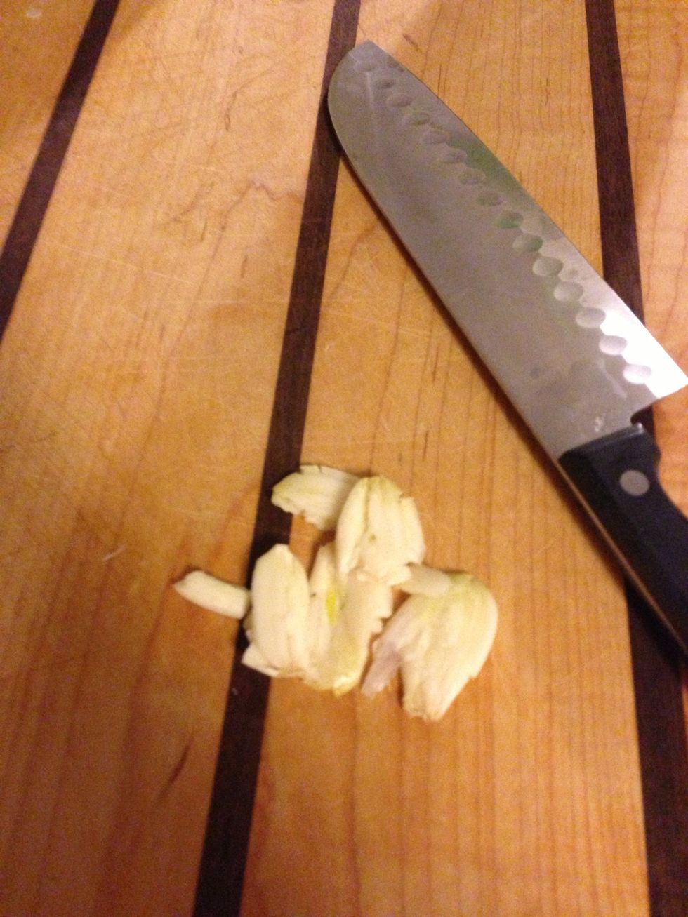 Your smashed garlic