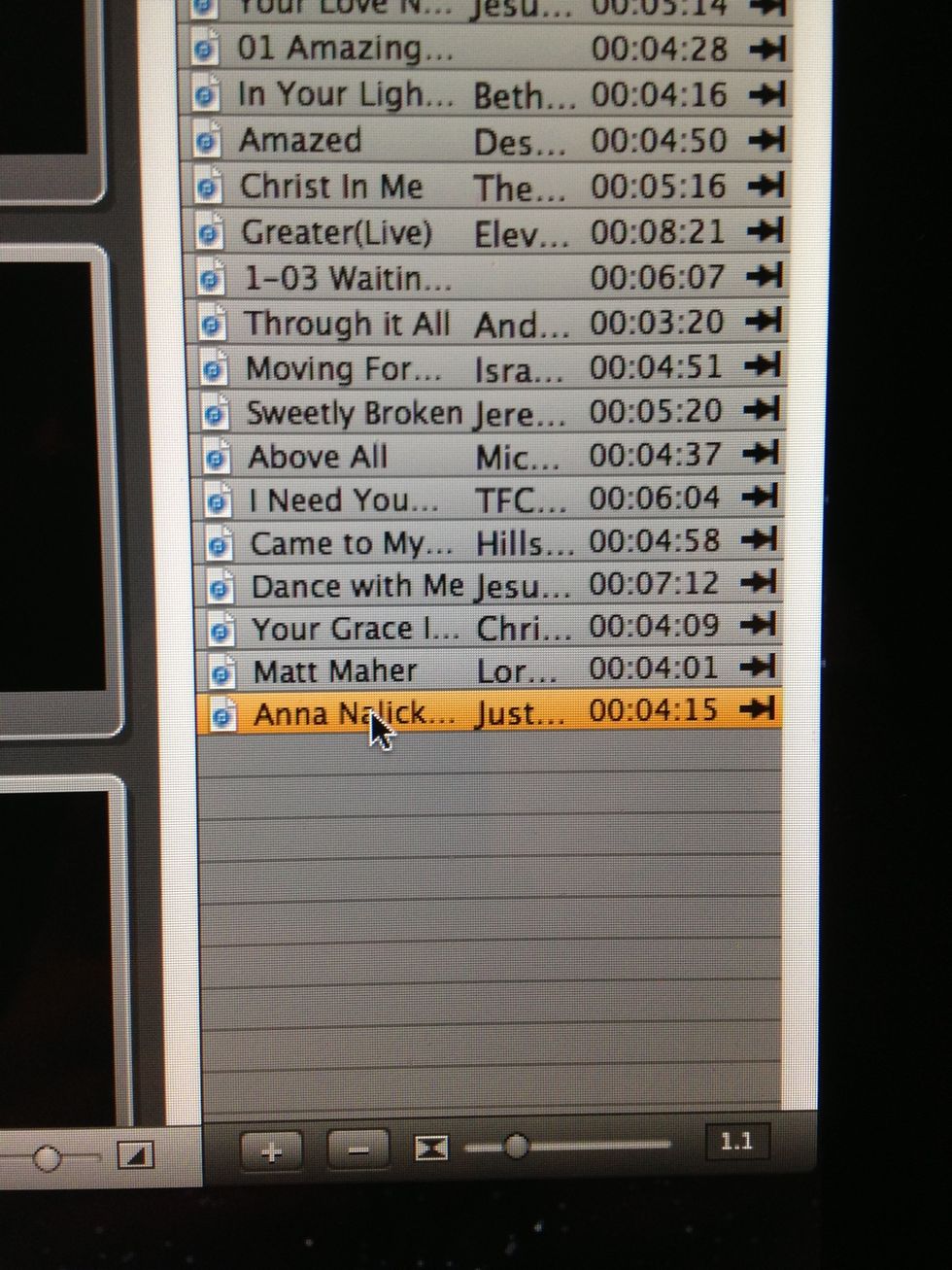 Your song is in your library, it will start playing when you click it.