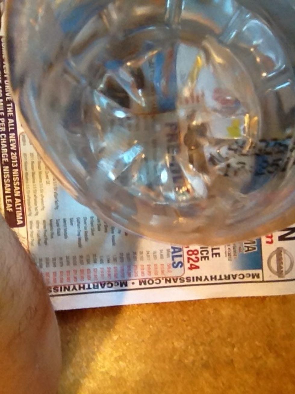 Your water must be clear enough to see a newspaper at the bottom of the bottle when it is filled with water. If not that clear, it must be treated - sorry, another guide in the future.