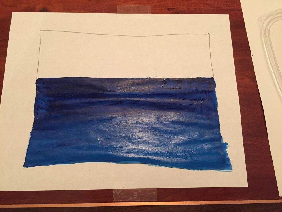 Your water should be darker at the top and fade at the bottom.