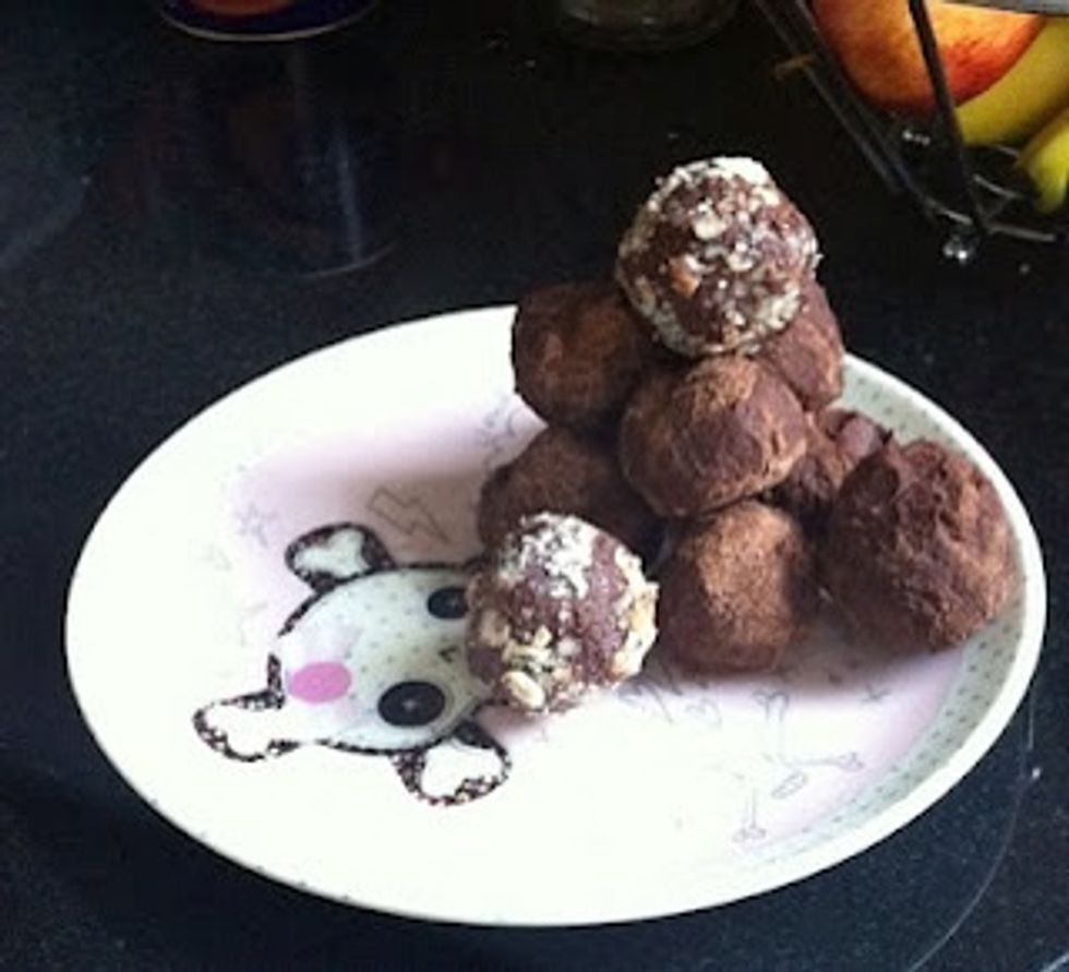 Your yummy truffles should look something like this.