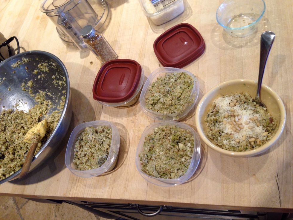 Yum!! As "She's lively" suggested, be sure to try toppings or tweak ingredients for creativity. I added chicken on top and no one complained about eating "veggies" for dinner. :))