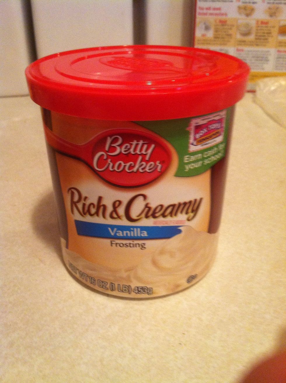 Yum! Dye all the frosting blue.