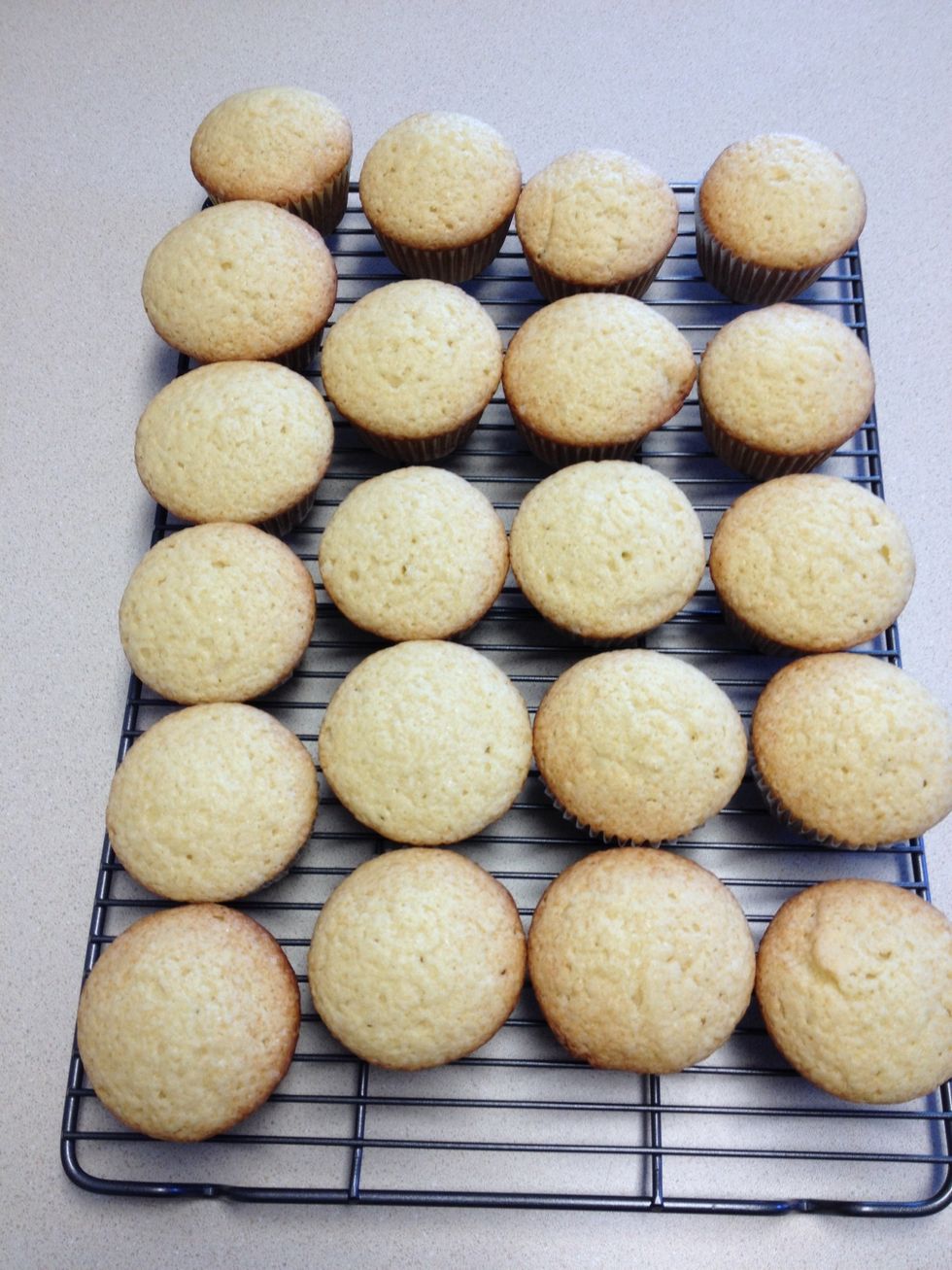 Yum! Now whip up some buttercream icing (recipe can be found in my ombr\u00e9 cake guide)