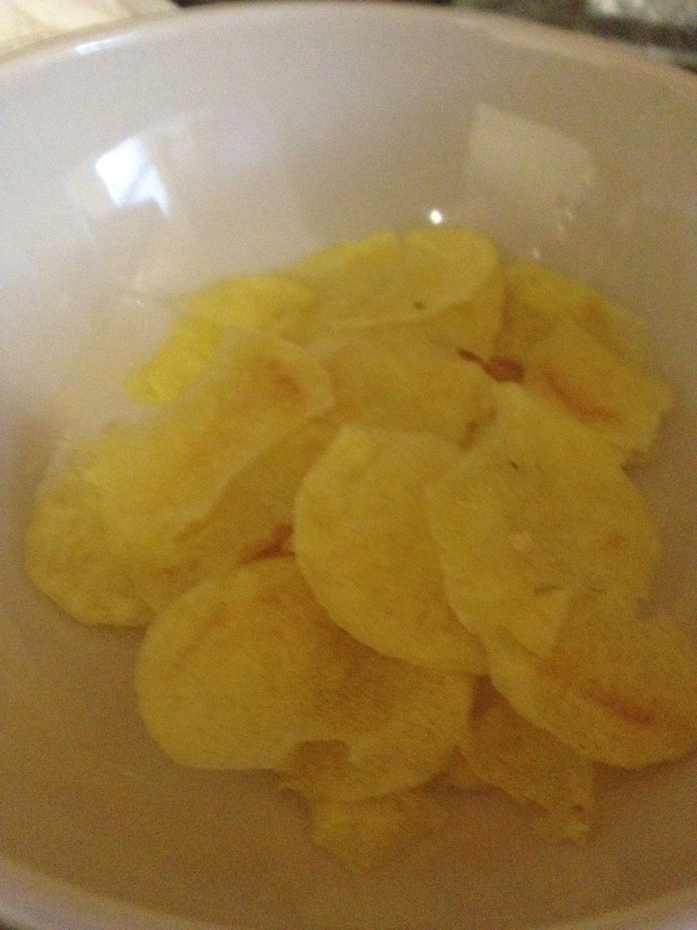 Yumm! Since I didn't put the salt or pepper on before, I'll add it now.
