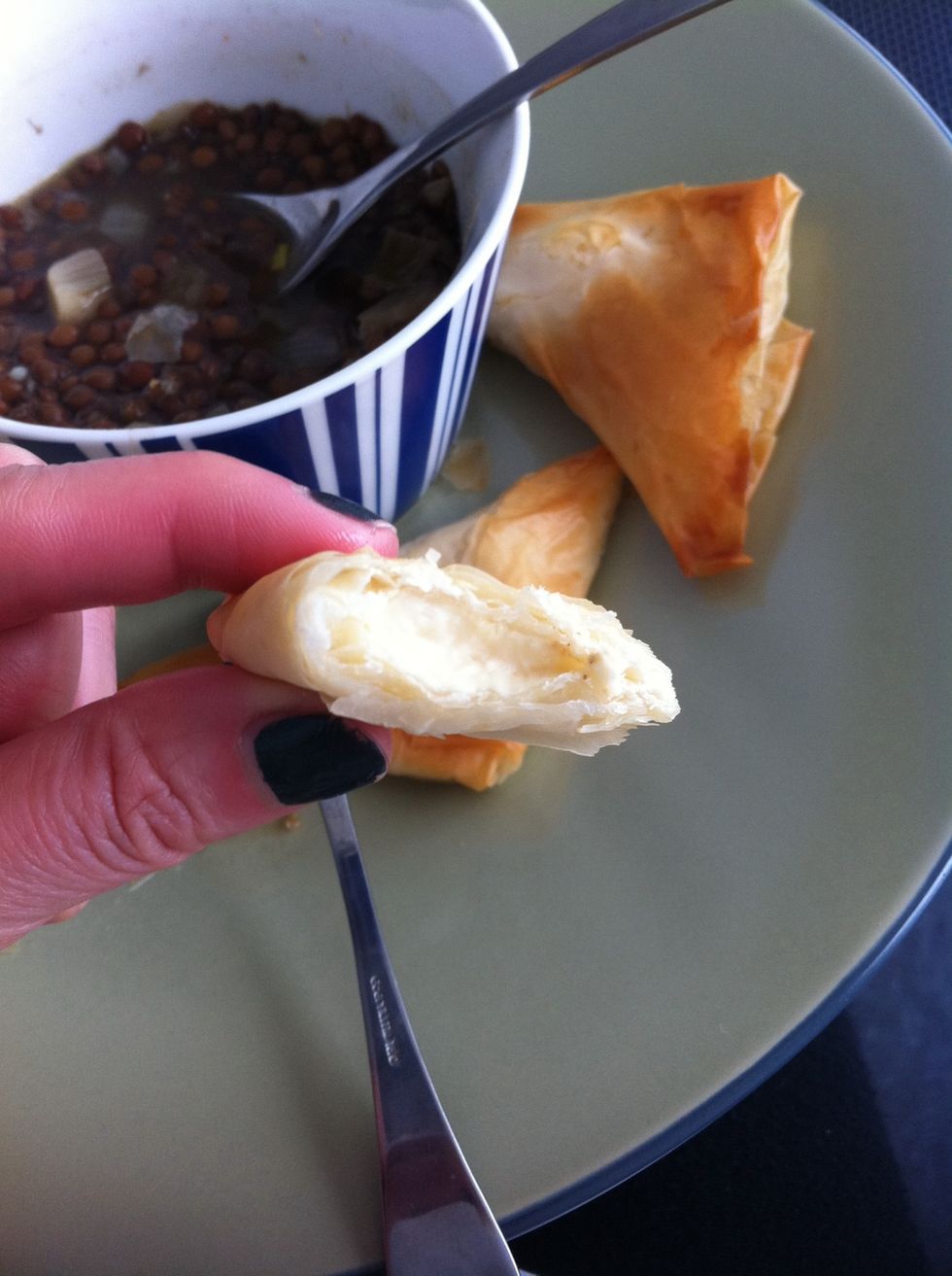 Yummi, the melted cheese \ue00e!