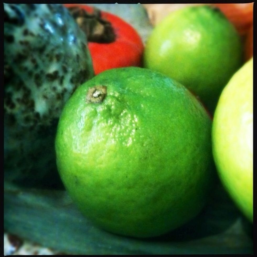 Zest and juice 4 limes.