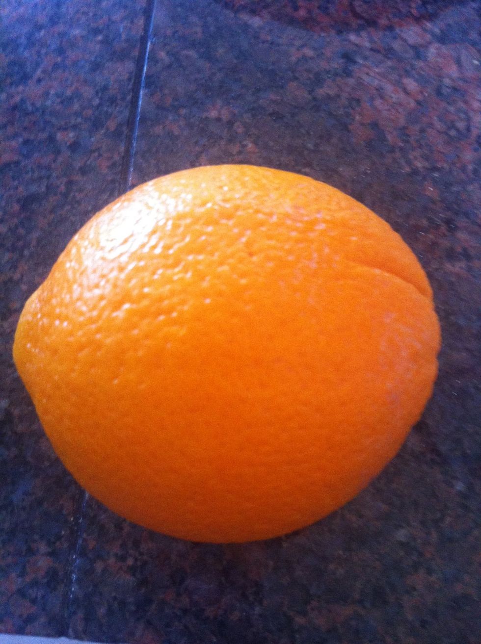 Zest and juice this puppy.