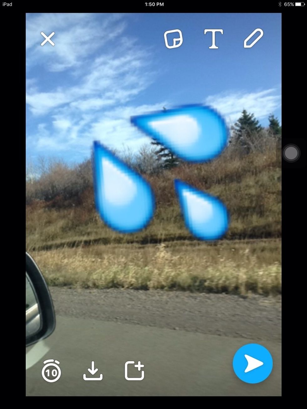 Zoom in on your Emoji. If you picked more than one, we'll get to that later.